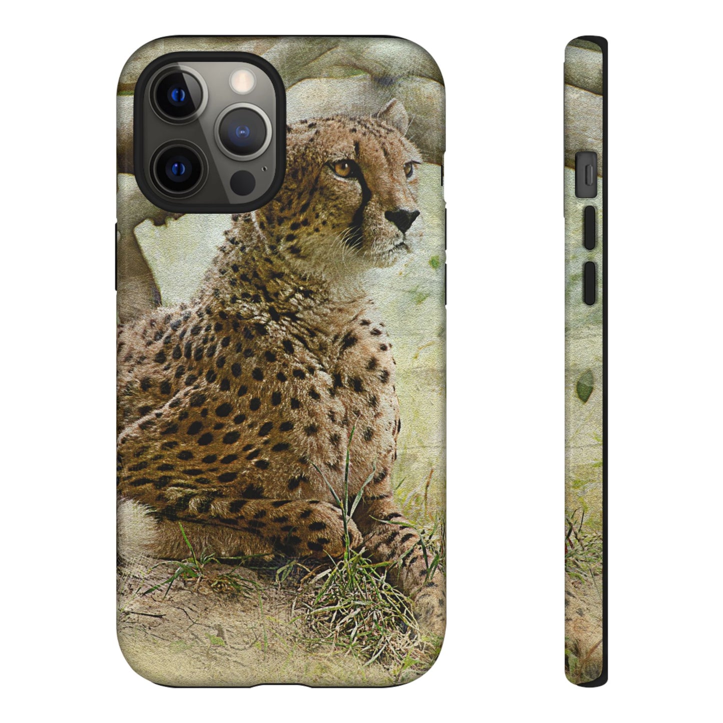 Cheetah Phone Case, Tough Cases, Animal Lover Gift, Wildlife Protection, Eco-Friendly Mobile Cover, Unique Phone Accessory
