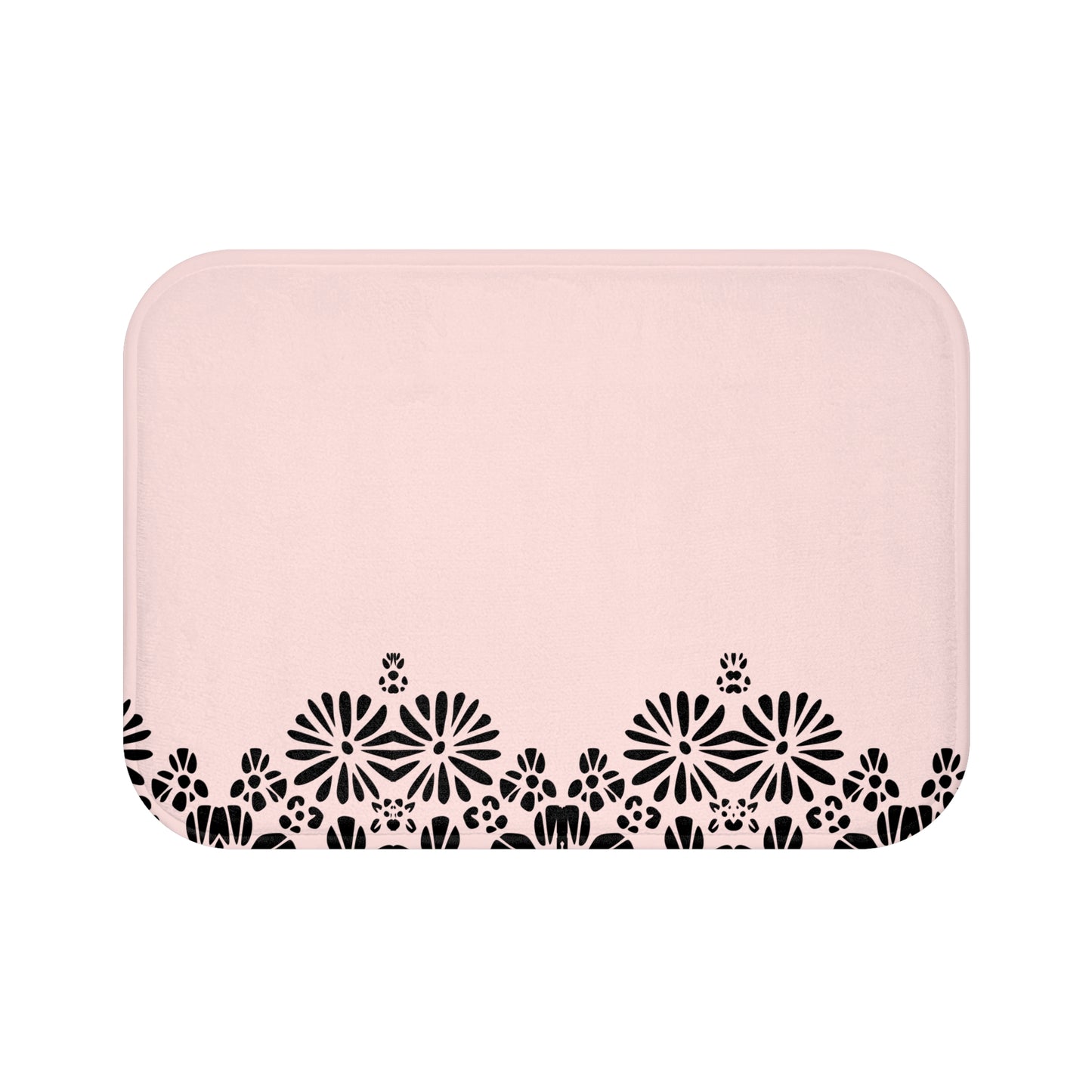 Floral Elegance Bath Mat - Chic Bathroom Decor, Home Spa Essentials, Gift for Her, Modern Design, Cozy Comfort