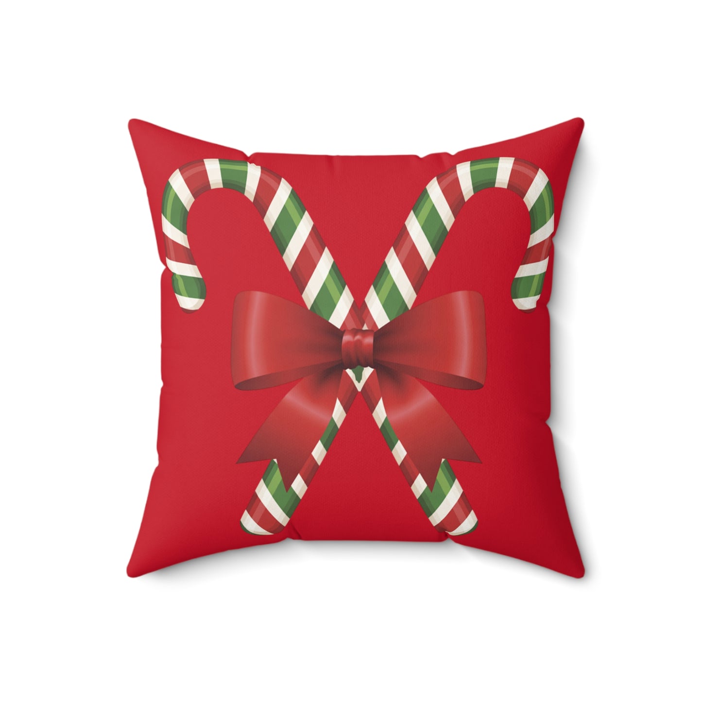 Festive Candy Cane Pillow, Cozy Holiday Decor, Christmas Decoration, Winter Home Accent, Gift for Decor Lovers, Seasonal Pillow