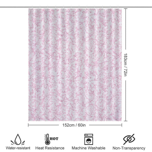 Pink Shower Curtain