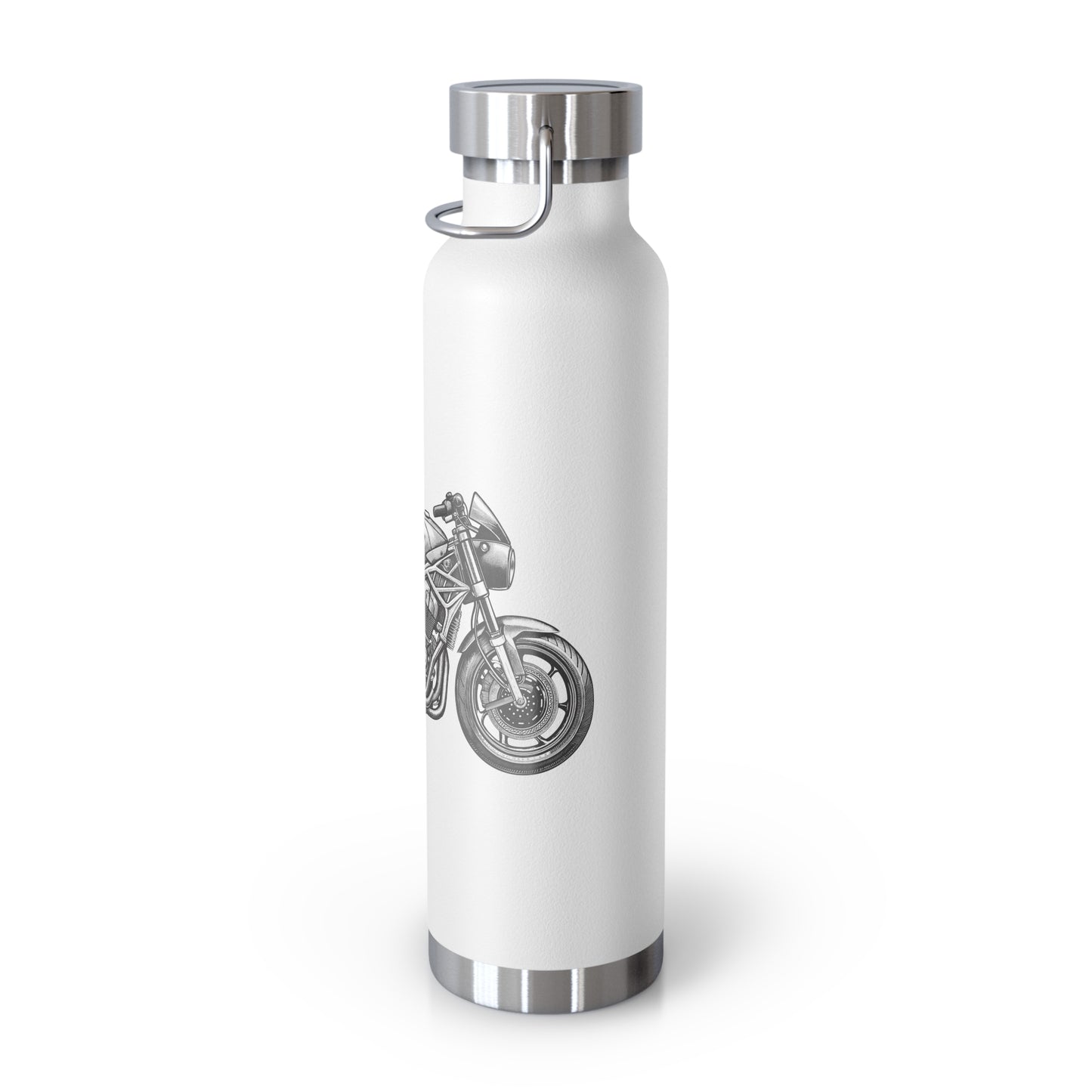 Motorcycle Insulated Water Bottle, Adventure Gift, Biker Mug, Fitness Bottle, Outdoor Hydration