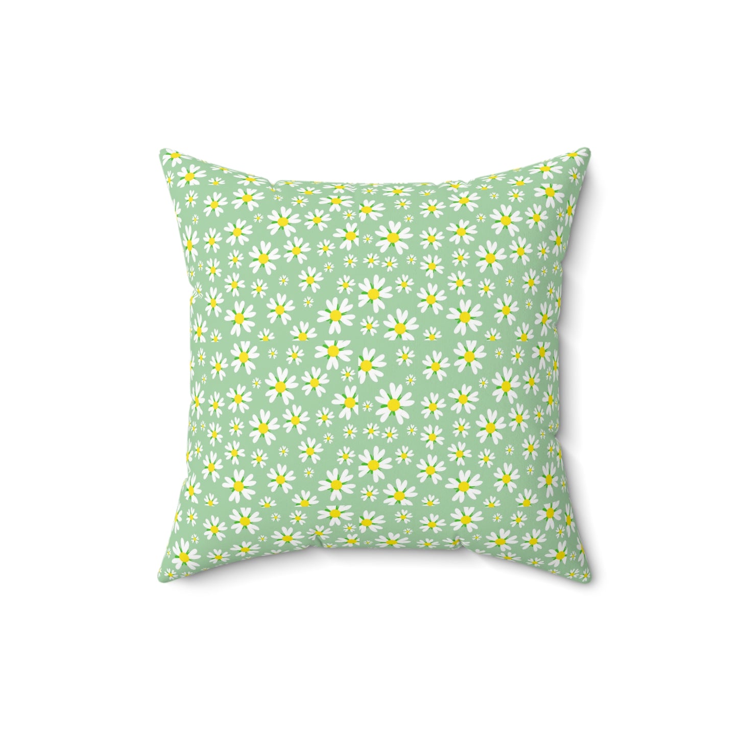 Spring Floral Square Pillow, Cozy Home Decor, Flower Accent Pillow, Gift for Garden Lovers, Living Room Cushion
