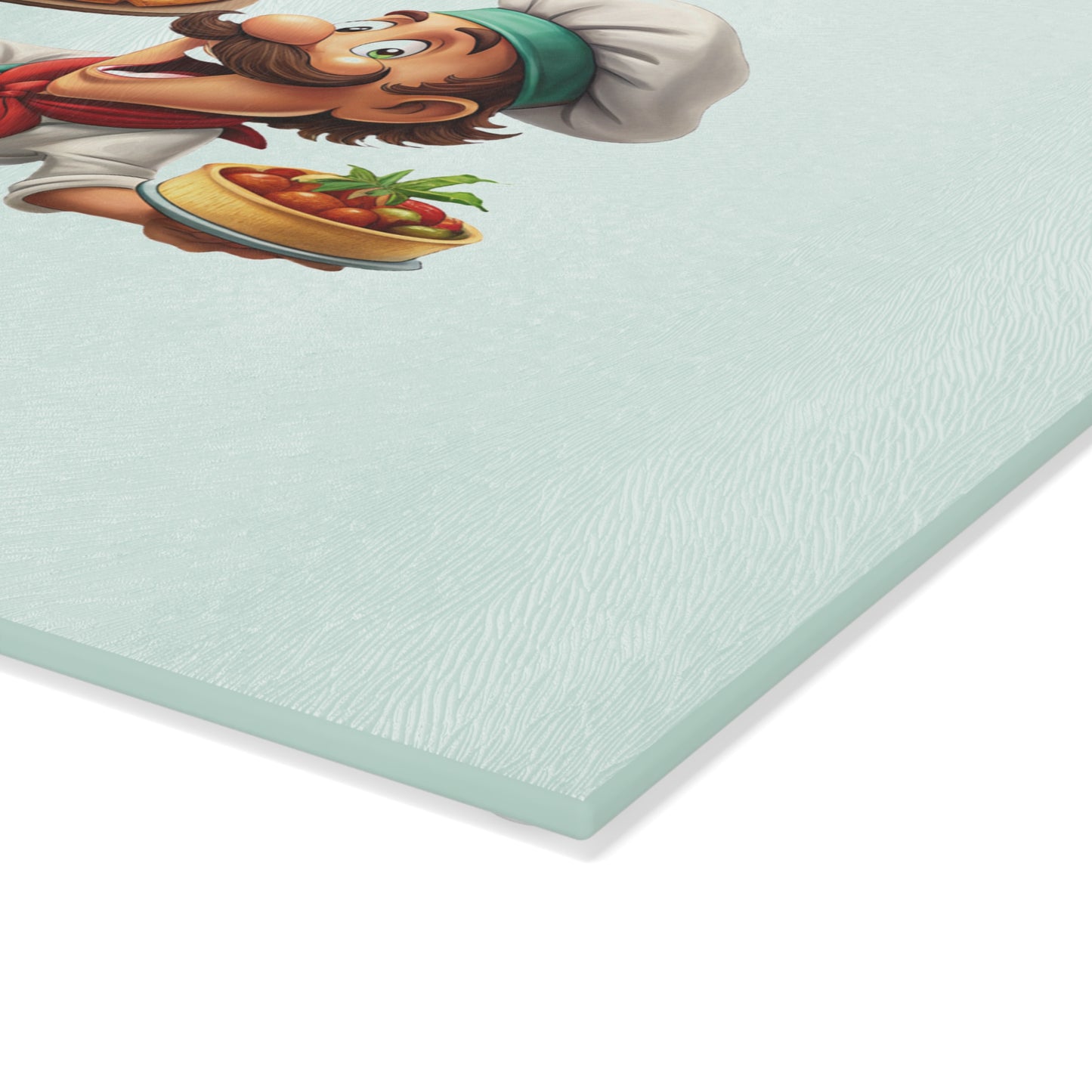 Funny Chef Glass Cutting Board - Perfect Kitchen Gift, Cooking Decor, Home Chef Essential, Present for Foodies, Unique Kitchenware