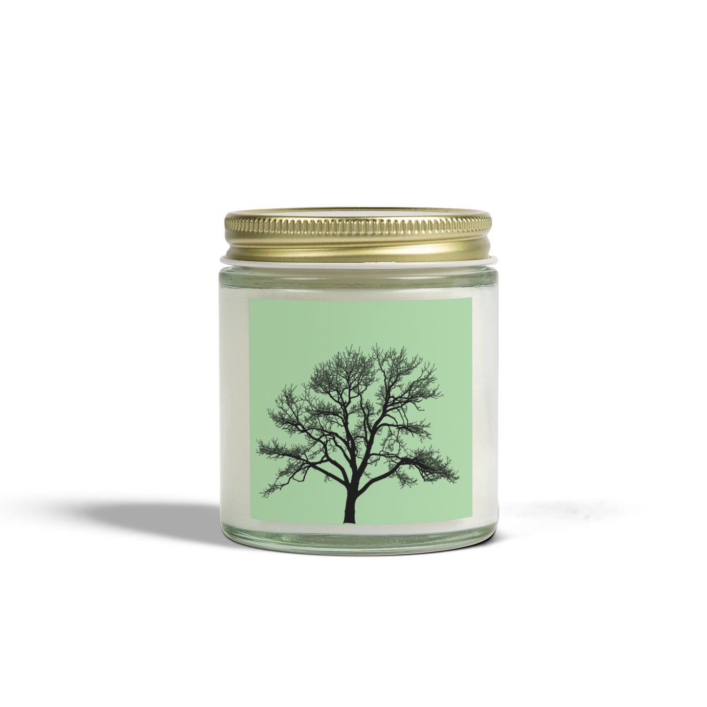 Nature-Inspired Scented Candles, Eco-Friendly Coconut Apricot Wax, Tree Design for Relaxation, Home Decor, Gift for Any Occasion