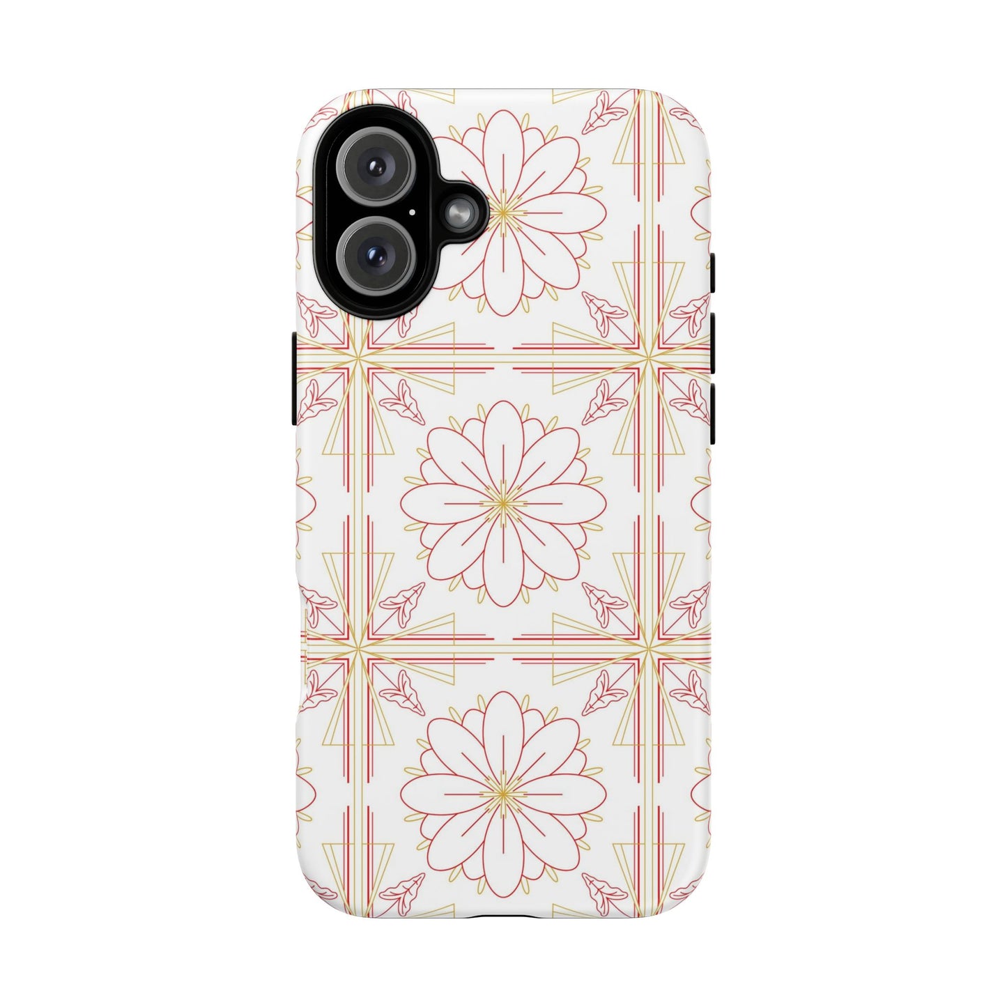 Floral Pattern Phone Case - Stylish Tough Case, Flower Design, Cute Mobile Cover, Phone Accessory, Gift for Her, Spring Style