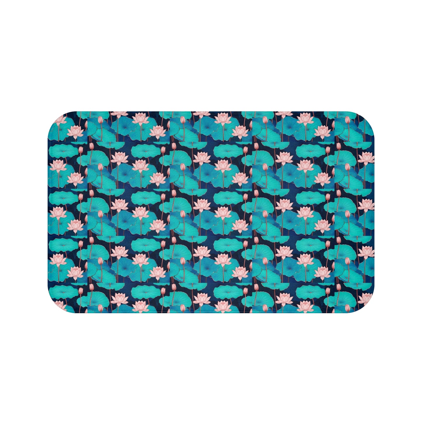 Stylish Floral Bath Mat - Serene Decor for the Bathroom, Spa, or Relaxation Space, Gift for Housewarming, Mother's Day, or Any Occasion