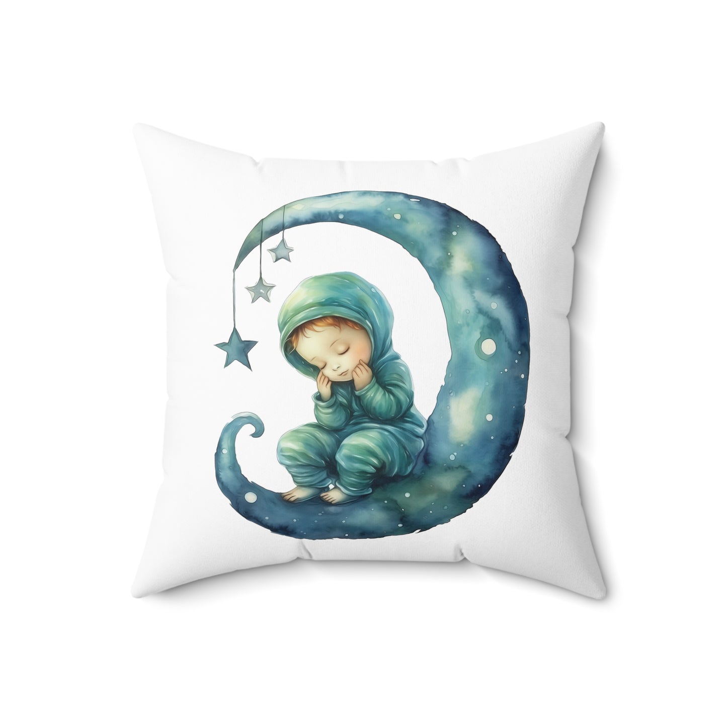 Spun Polyester Square Pillow