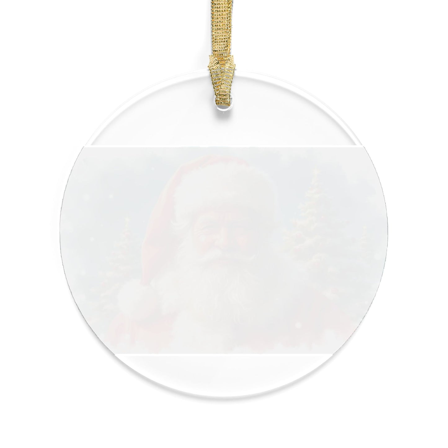 Santa Claus Acrylic Ornaments - Holiday Decor, Christmas Tree Ornament, Gift for Kids, Festive Celebration, Winter Wonderland Decoration