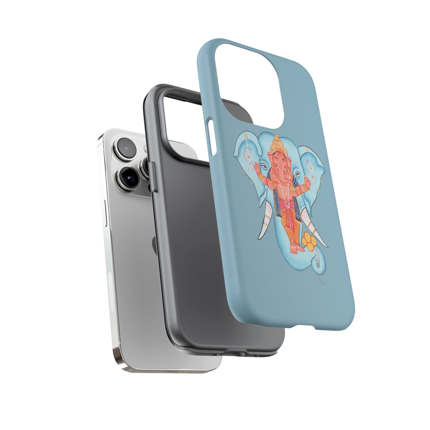 Tough Cases: Ganesh-Inspired Phone Case, Bohemian Phone Cover, Hindu Art Accessory, Festival Gift, Protective Phone Shell