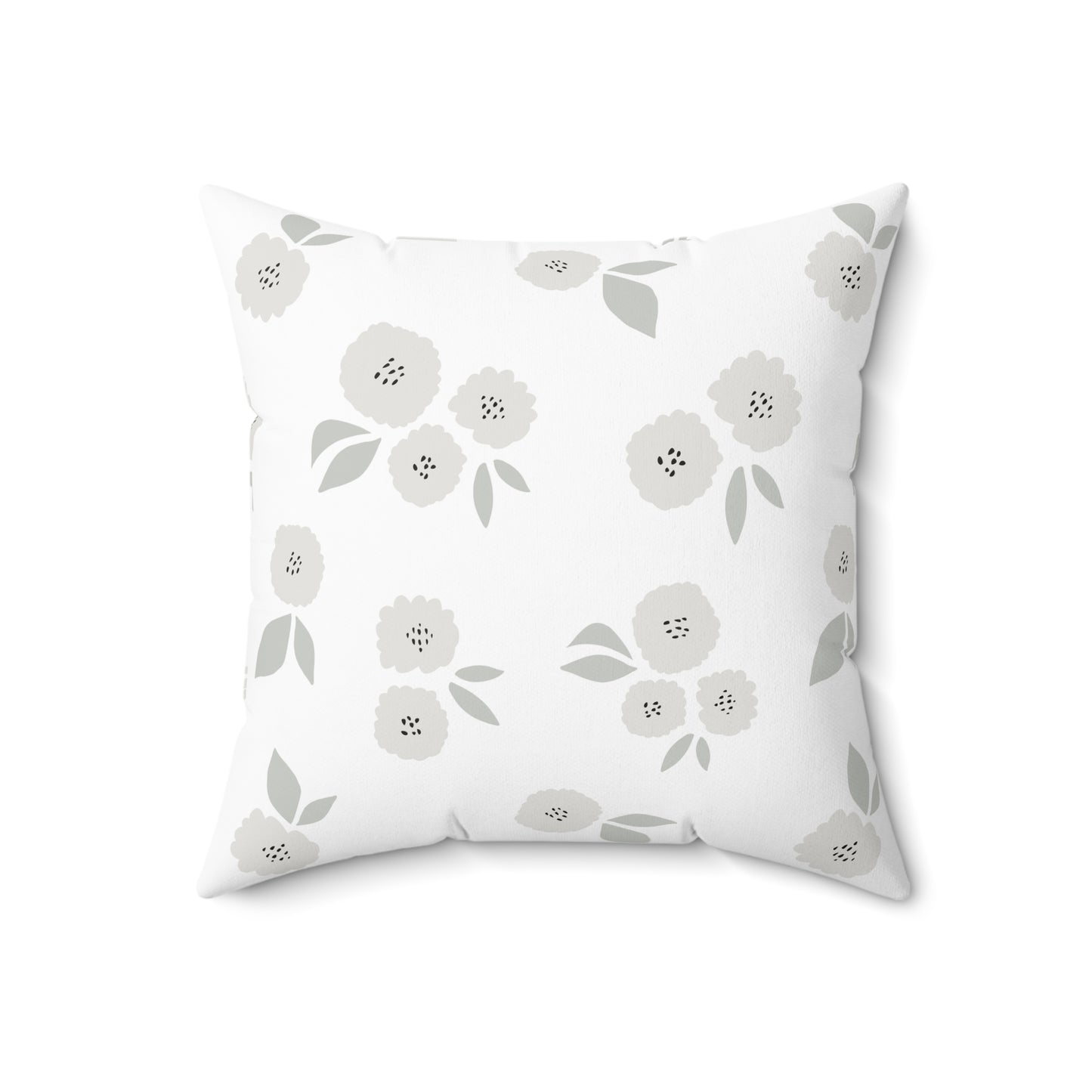 Floral Decor Accent Pillow for Cozy Home, Spring Gift, Boho Decor, Flower Print Cushion, Living Room Accessory
