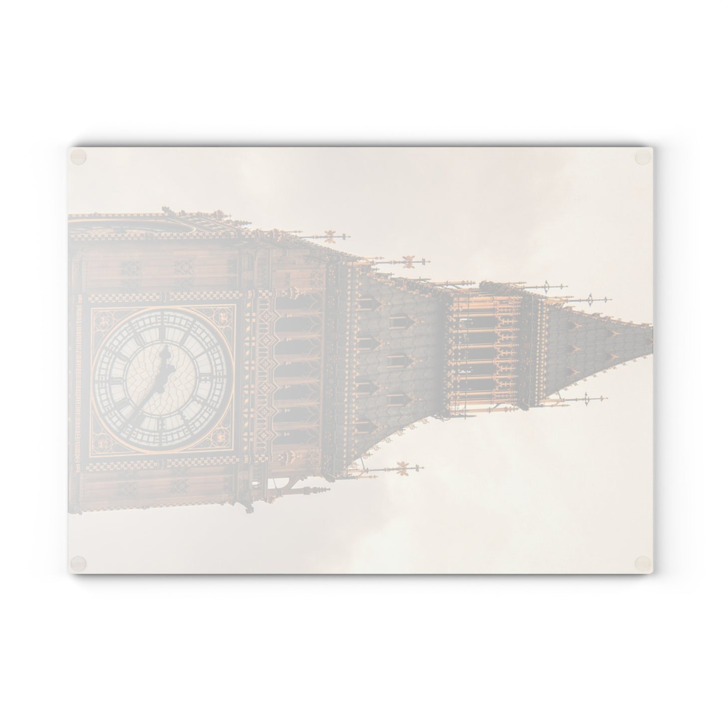 Big Ben Glass Cutting Board, Unique Kitchen Decor, Chef Gift, Housewarming Essentials, London Themed Kitchenware