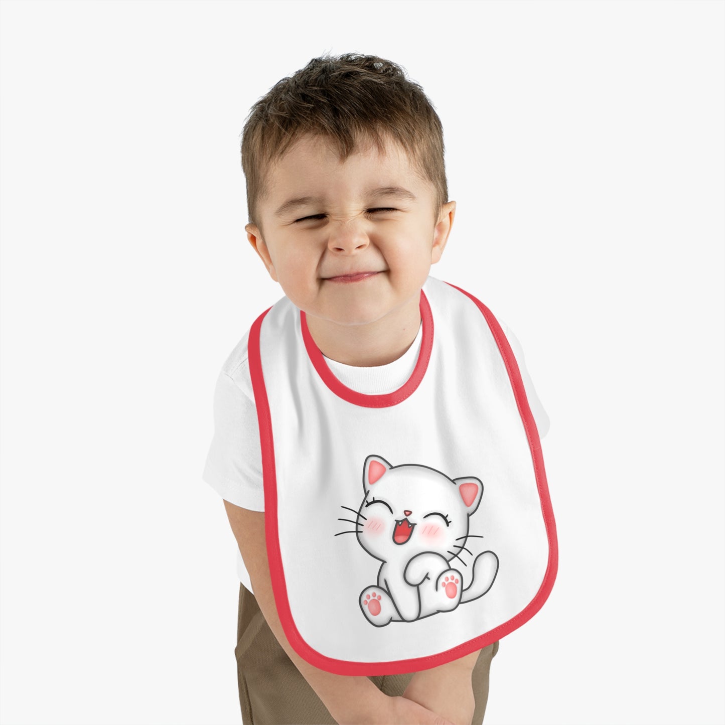 Cute Cat Baby Bib, Adorable Baby Accessories, Cat Lover Gift, Toddler Feeding Essential, Baby Shower Present, Fun Mealtime Gear