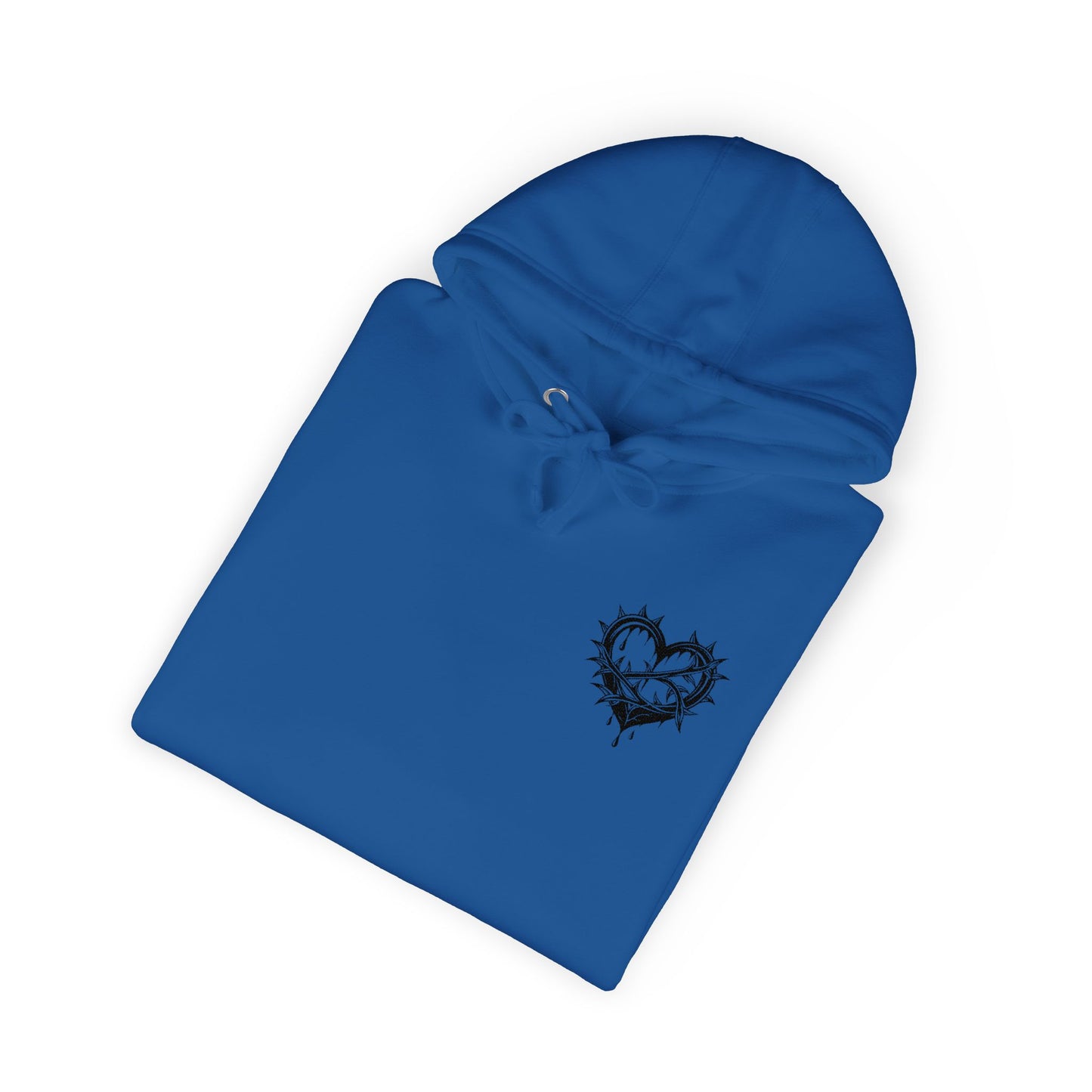 Heartfelt Unisex Fleece Hoodie, Cozy Gift, Casual Wear, Valentine's Day, Romantic Style