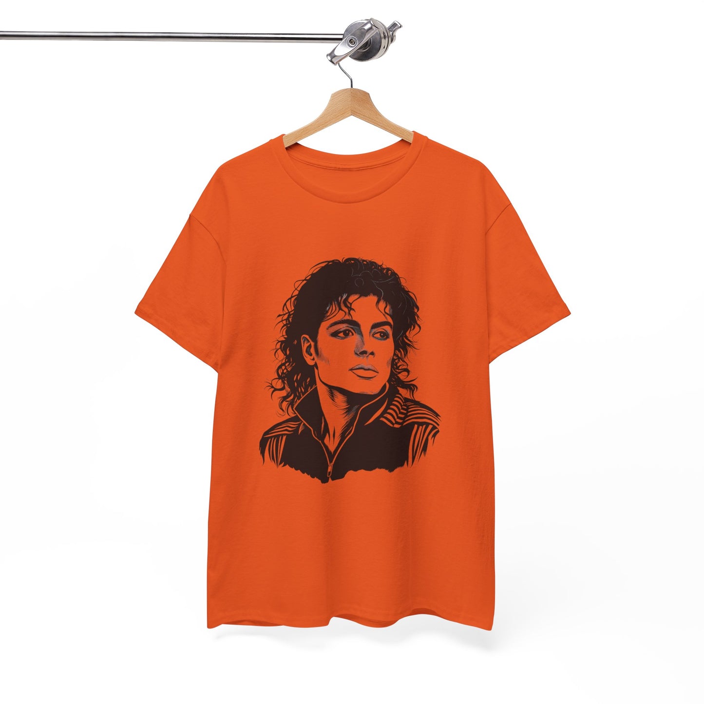 Michael Inspired Unisex Heavy Cotton Tee, Vintage Style Shirt, Retro Graphic Tee, Music Lover Gift, Unisex Casual Wear