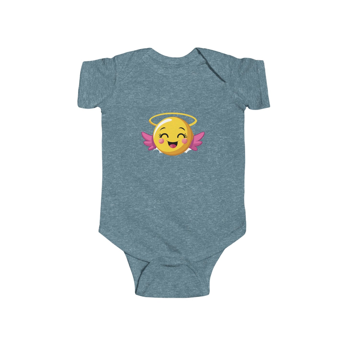 Angel Emoji Infant Bodysuit, Cute Baby Outfit, Newborn Gift, Baby Shower Gift, Funny Baby Clothes, Sweetie Bodysuit