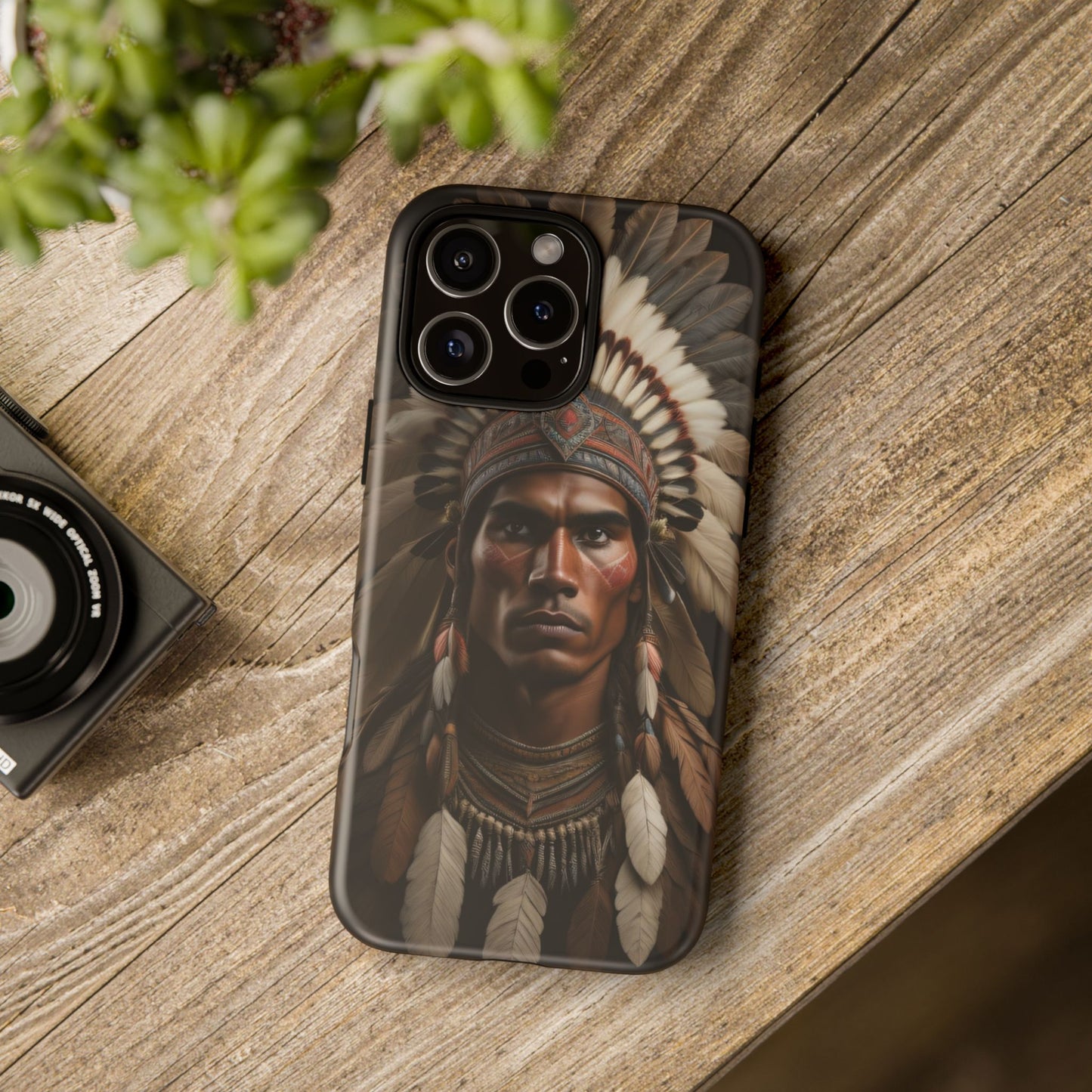 Native American Art Phone Case, Strong Culture Design, Unique Gift for Him or Her, Tough Cases, Customizable Protector, Tribal Style