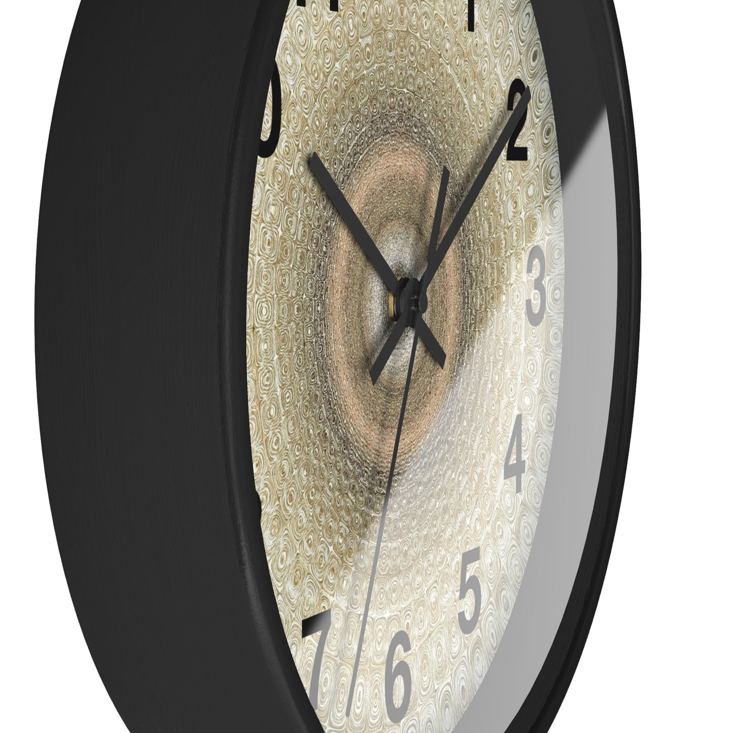 Elegant Textured Wall Clock, Modern Home Decor, Unique Gift for Housewarming, Minimalist Style, Timeless Design, Wall Art