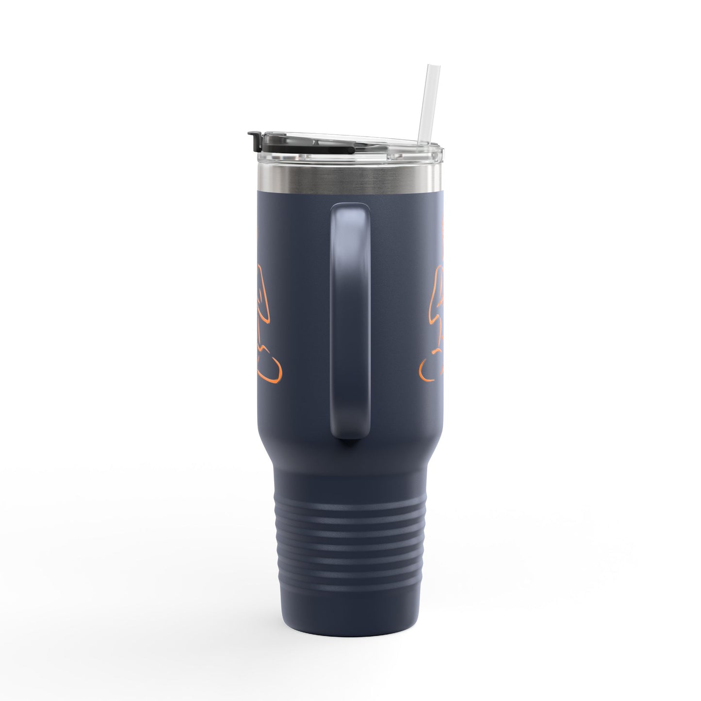 Mindful Travel Mug, Zen Coffee Cup, 40oz Insulated Flask, Inspirational Drinkware, Yoga Gift, Eco-Friendly Travel Tumbler
