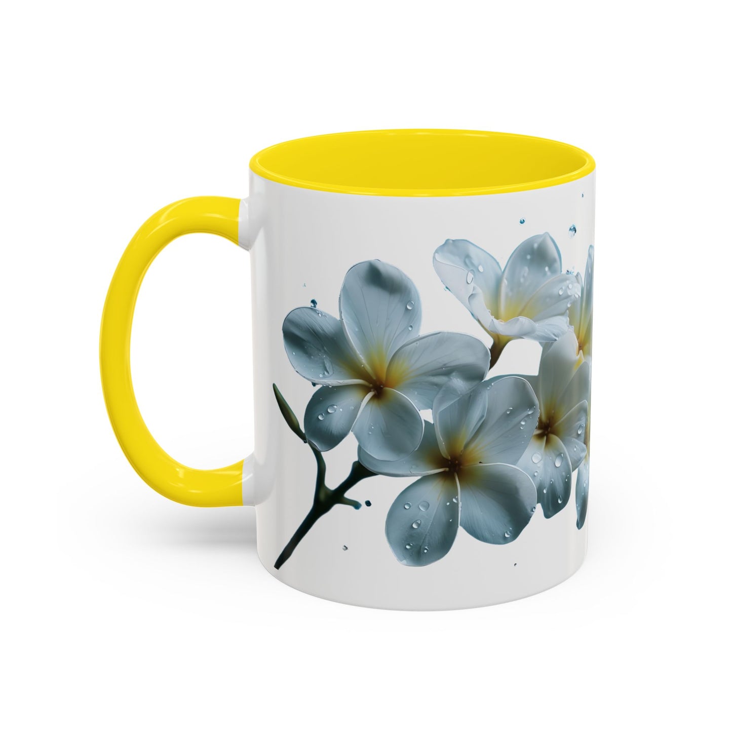 Floral Accent Coffee Mug