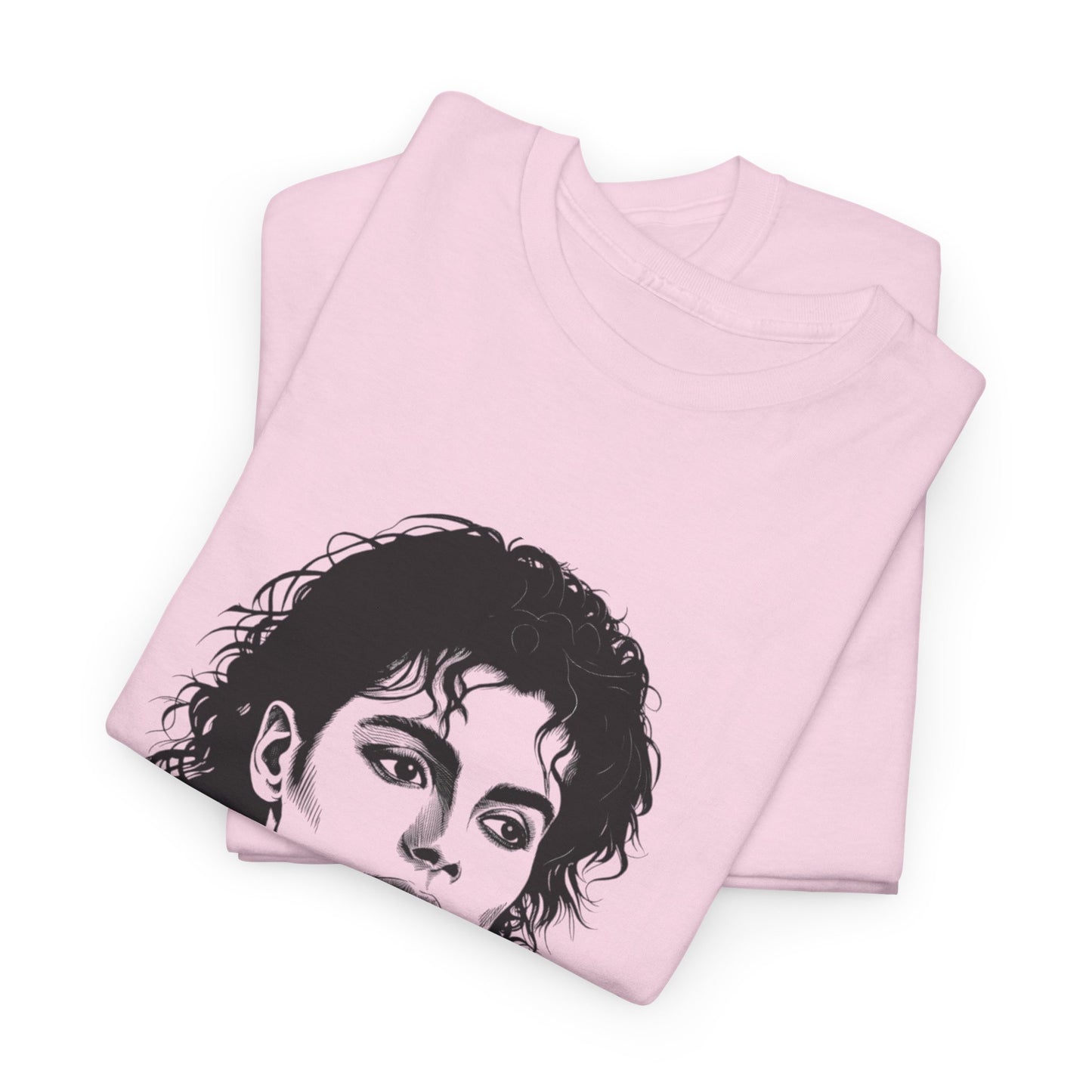 Michael Inspired Unisex Heavy Cotton Tee, Vintage Style Shirt, Retro Graphic Tee, Music Lover Gift, Unisex Casual Wear