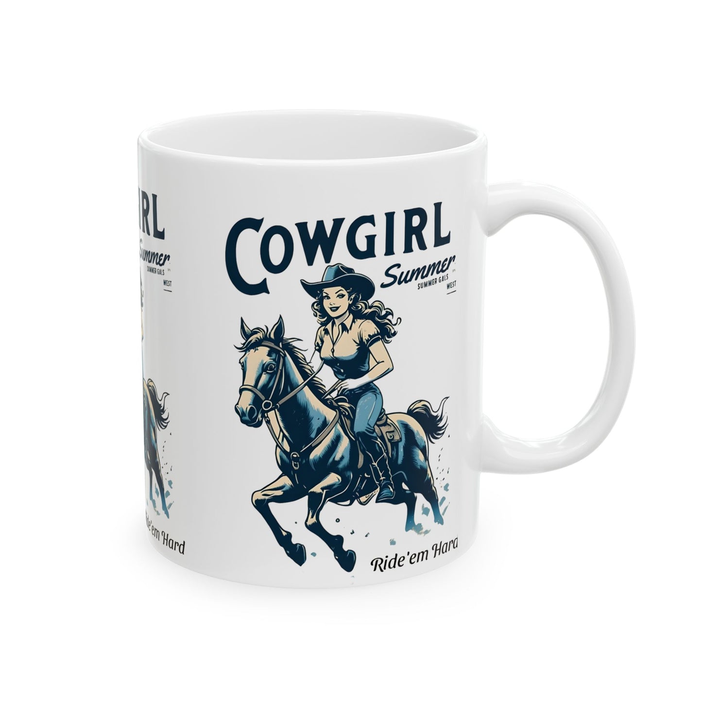 Cowgirl Summer Ceramic Mug