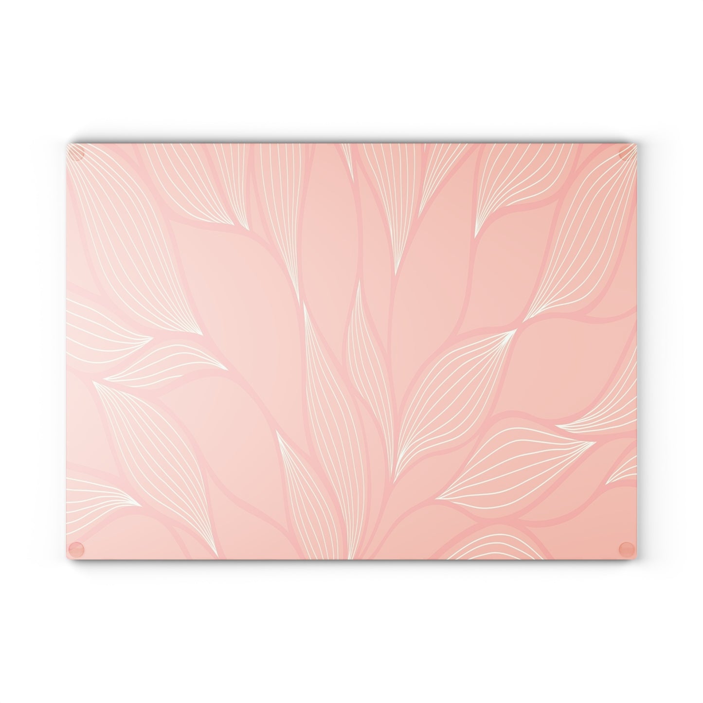 Elegant Floral Design Glass Cutting Board - Perfect for Weddings, Housewarming, or Any Culinary Enthusiast