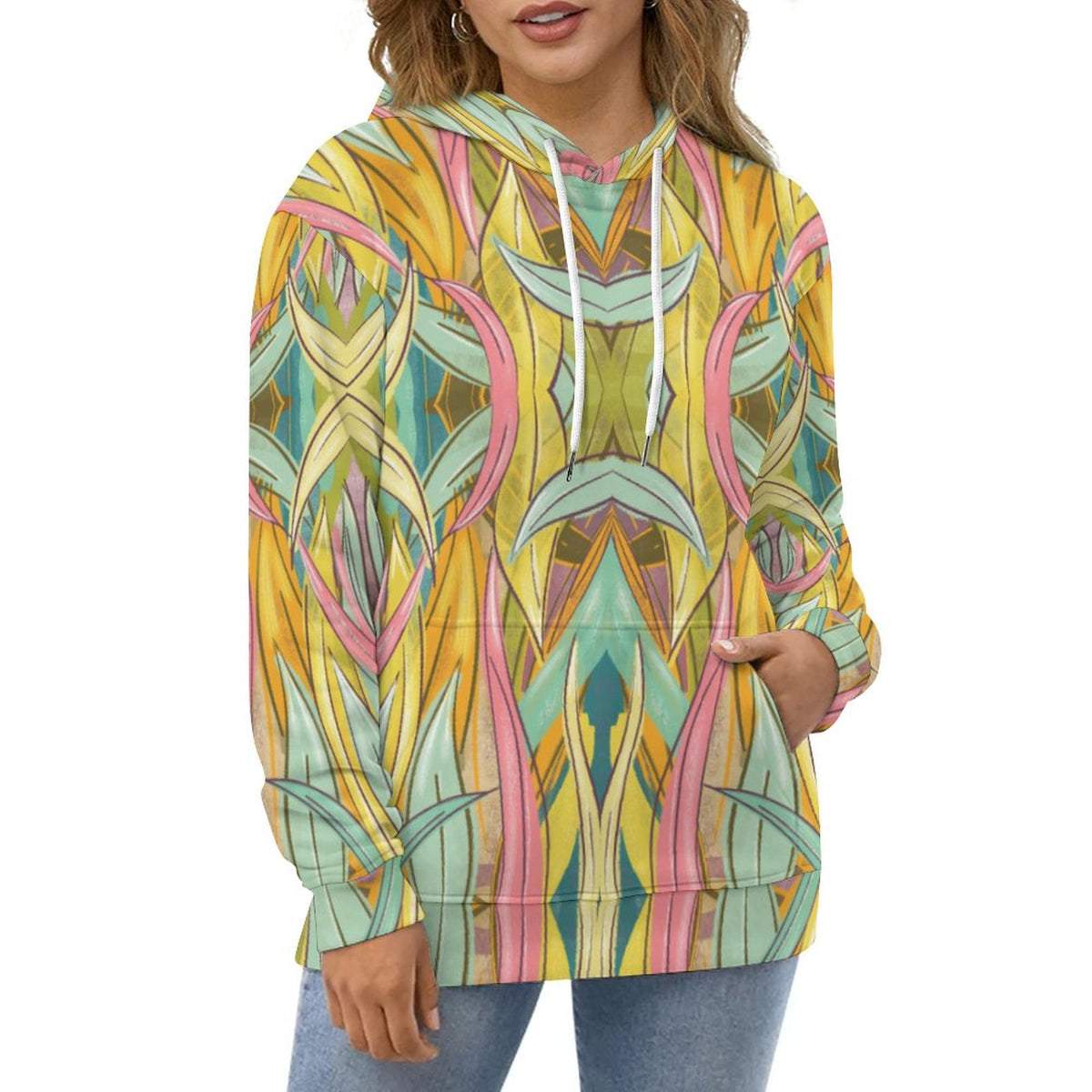 Hoodie for Women with Double-layer Cap