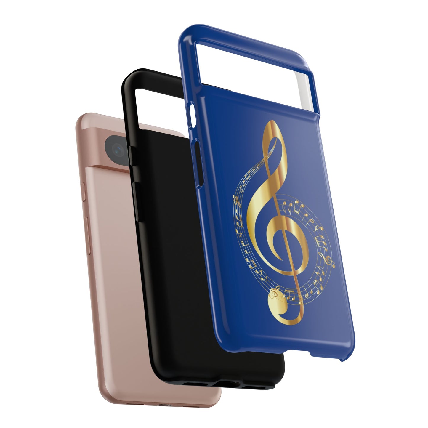 Tough Cases Blue and Gold Musical Note