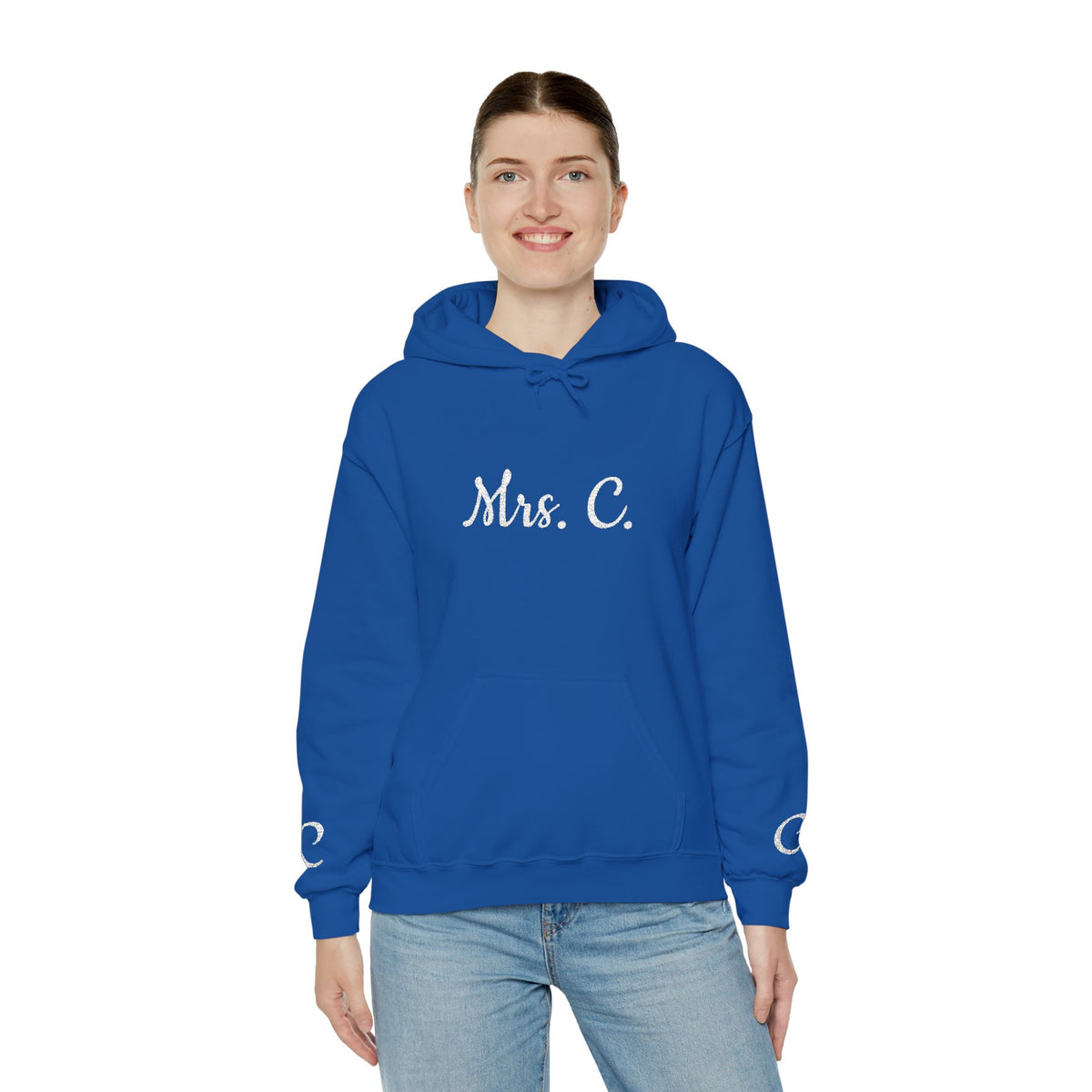 Personalized Hooded Sweatshirt, Gift for Teachers, Proud Teacher Apparel, Birthday Gift, Customized Sweatshirt