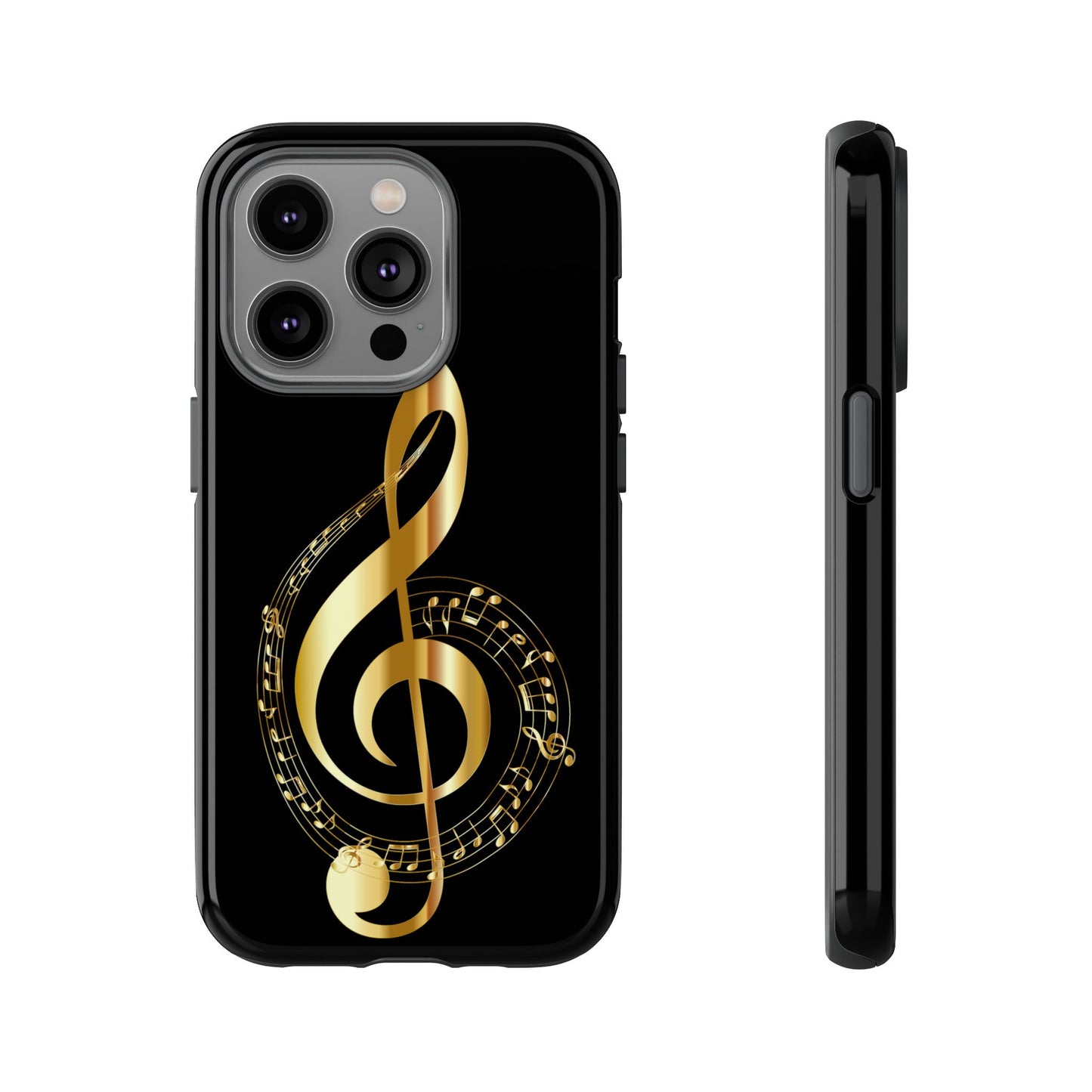 Tough Cases black gold musical Note