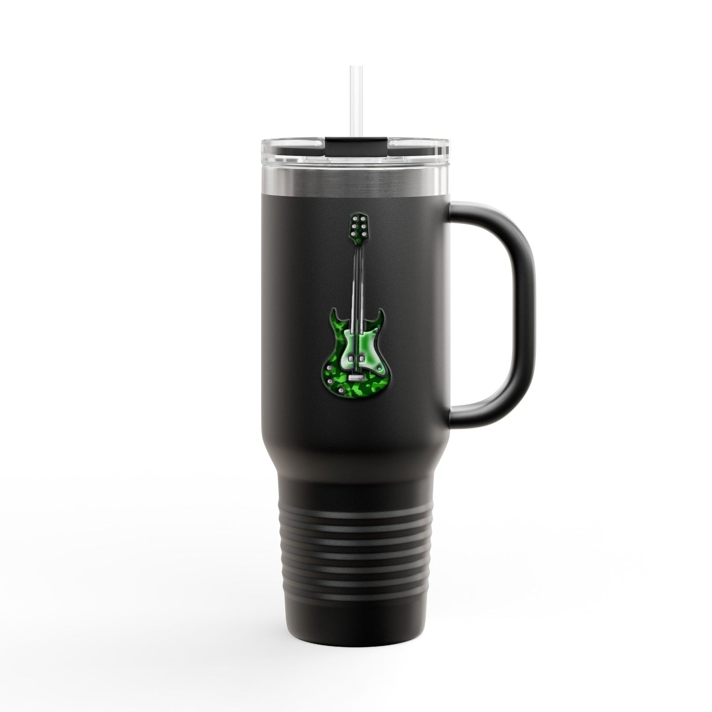 Rockin' Insulated Travel Mug, 40oz - Perfect for Concerts, Road Trips, Gifts for Musicians, Guitar Lovers, Eco-Friendly Coffee Cups
