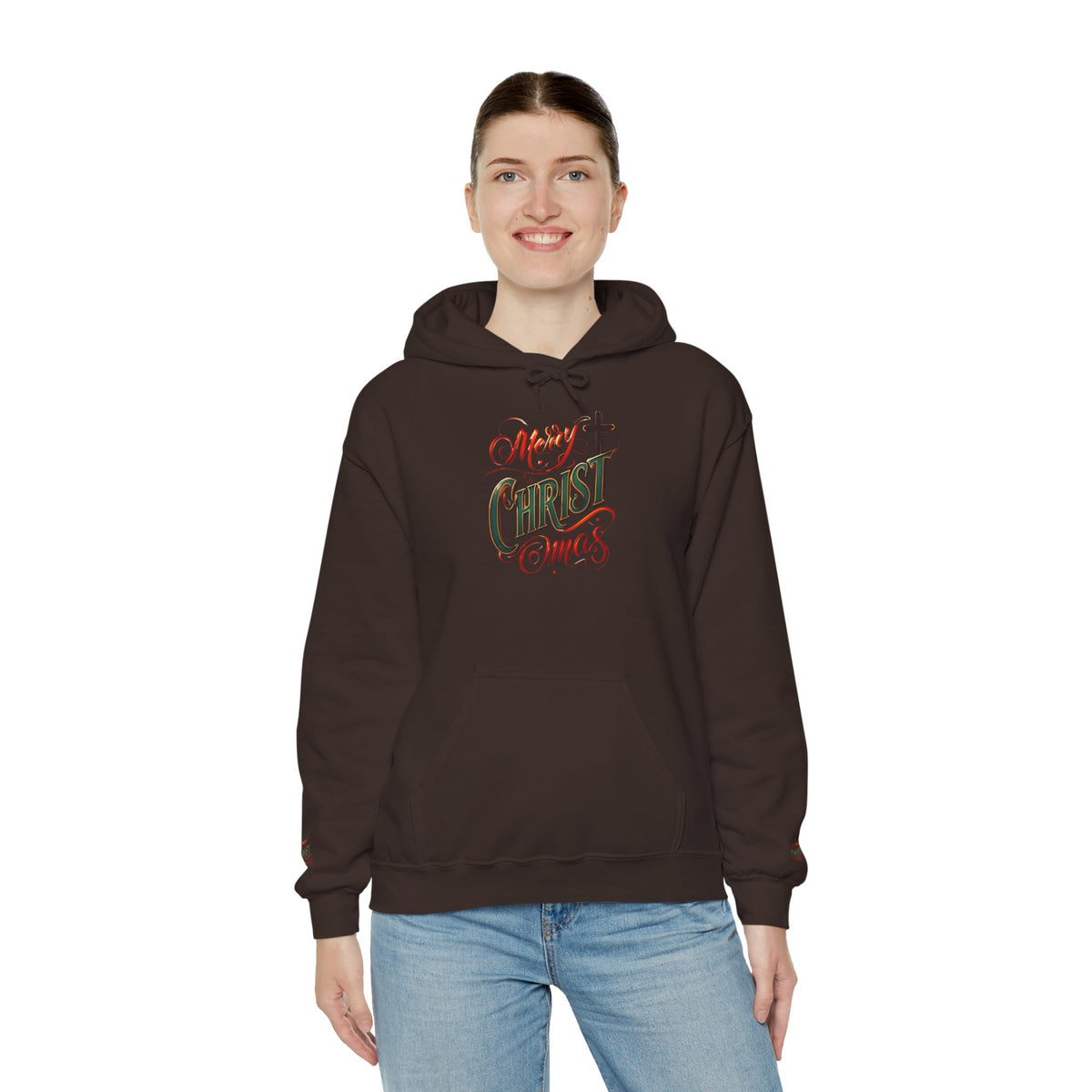 Merry Christmas Hoodie, Cozy Unisex Sweatshirt for Holiday Gatherings, Festive Gift Idea for Him/Her, Winter Apparel, Christmas Sweater