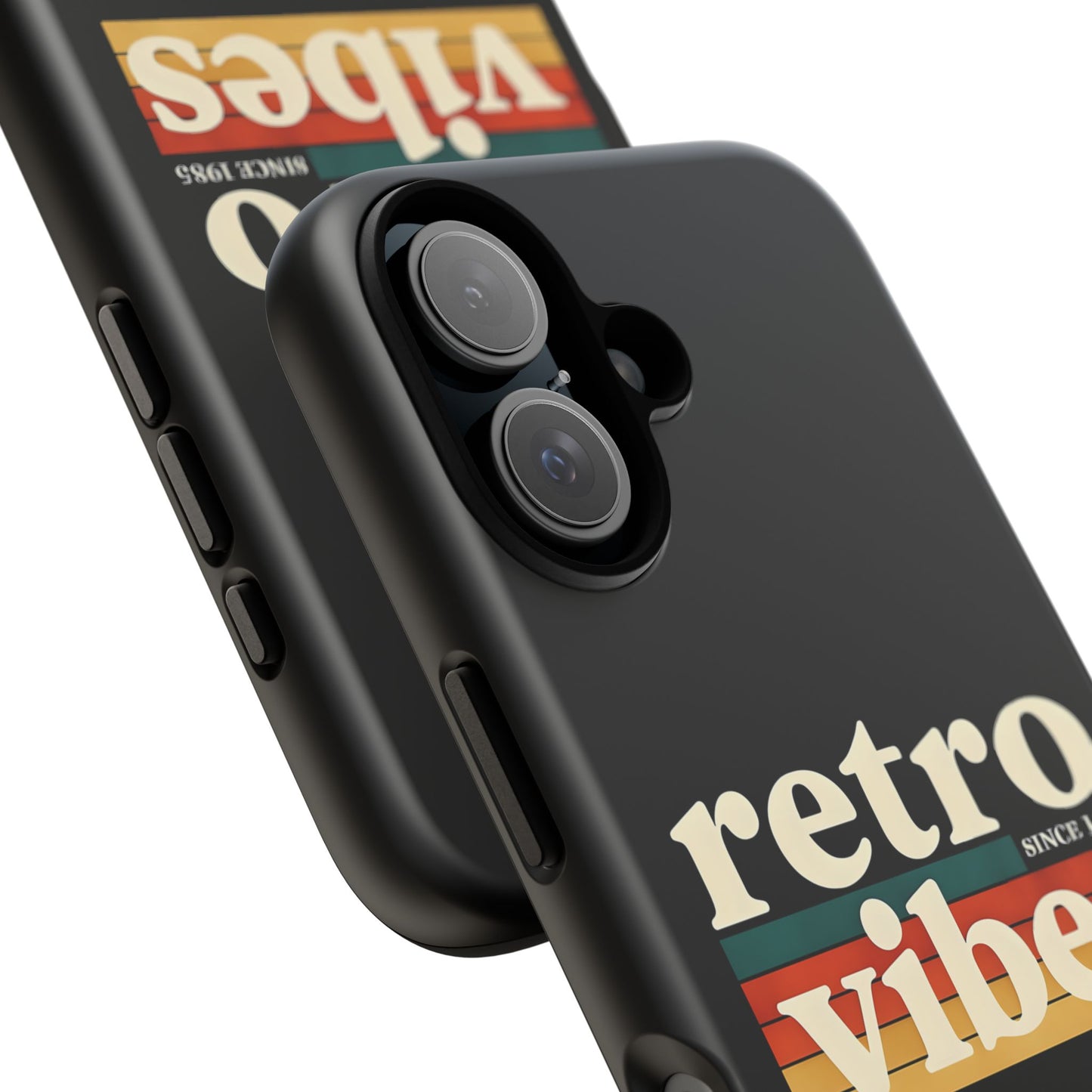 Retro Vibes Phone Case, Tough Phone Cover, Vintage Style Case, Gift for Music Lovers, Retro Aesthetic Accessory
