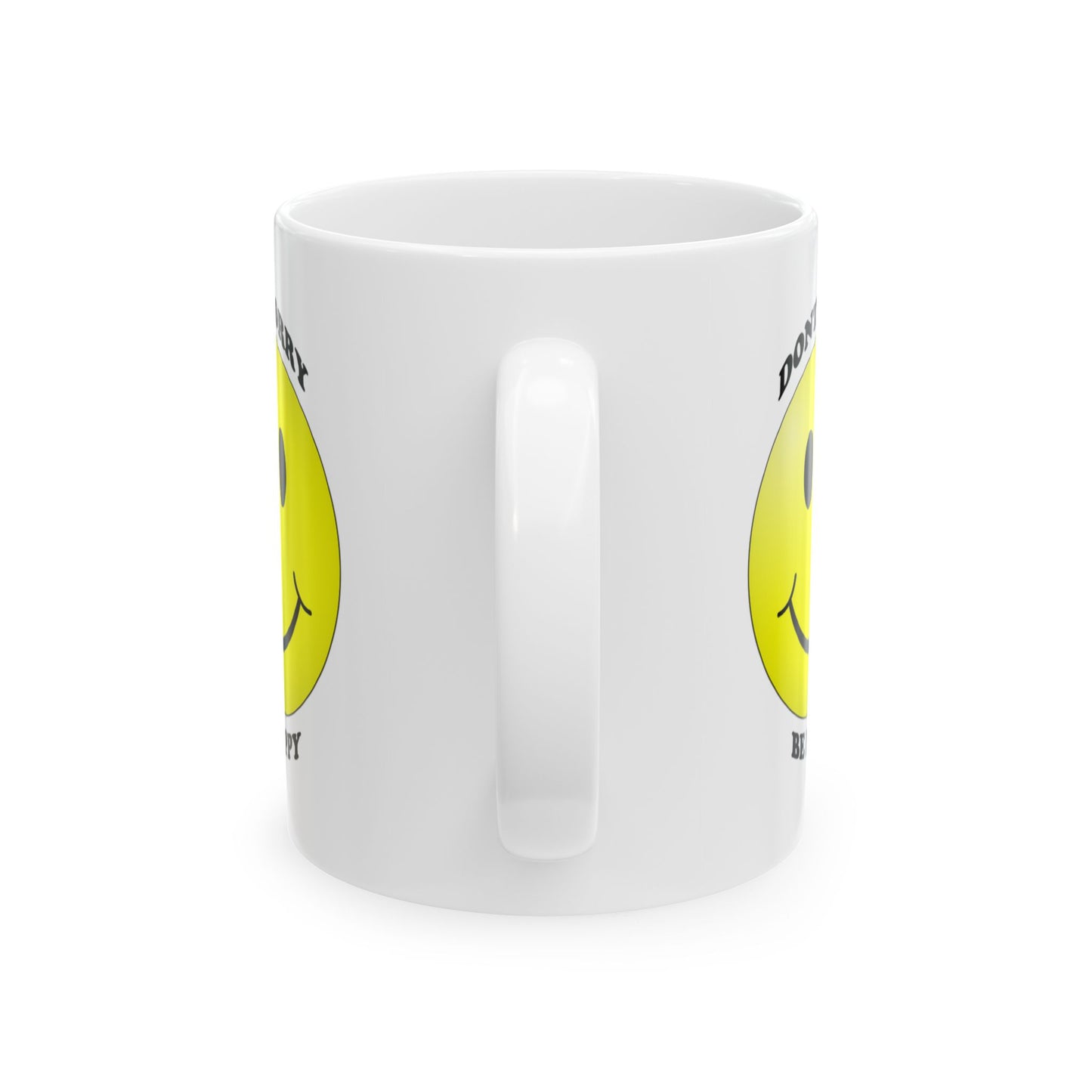 Cheerful Smile Ceramic Mug - Perfect Gift for Coffee Lovers, Birthday, Home Office, Friendship, Gift for Him or Her