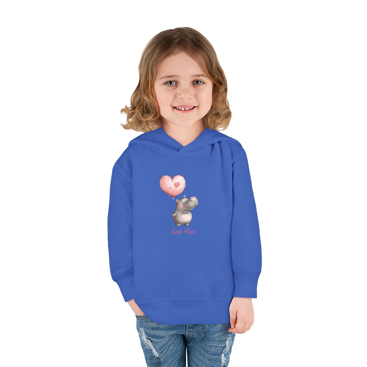 Good Vibes Toddler Hoodie, Cute Kids Pullover, Fleece Jacket, Fun Gifts for Toddlers, Baby Shower Present, Birthday Outfit
