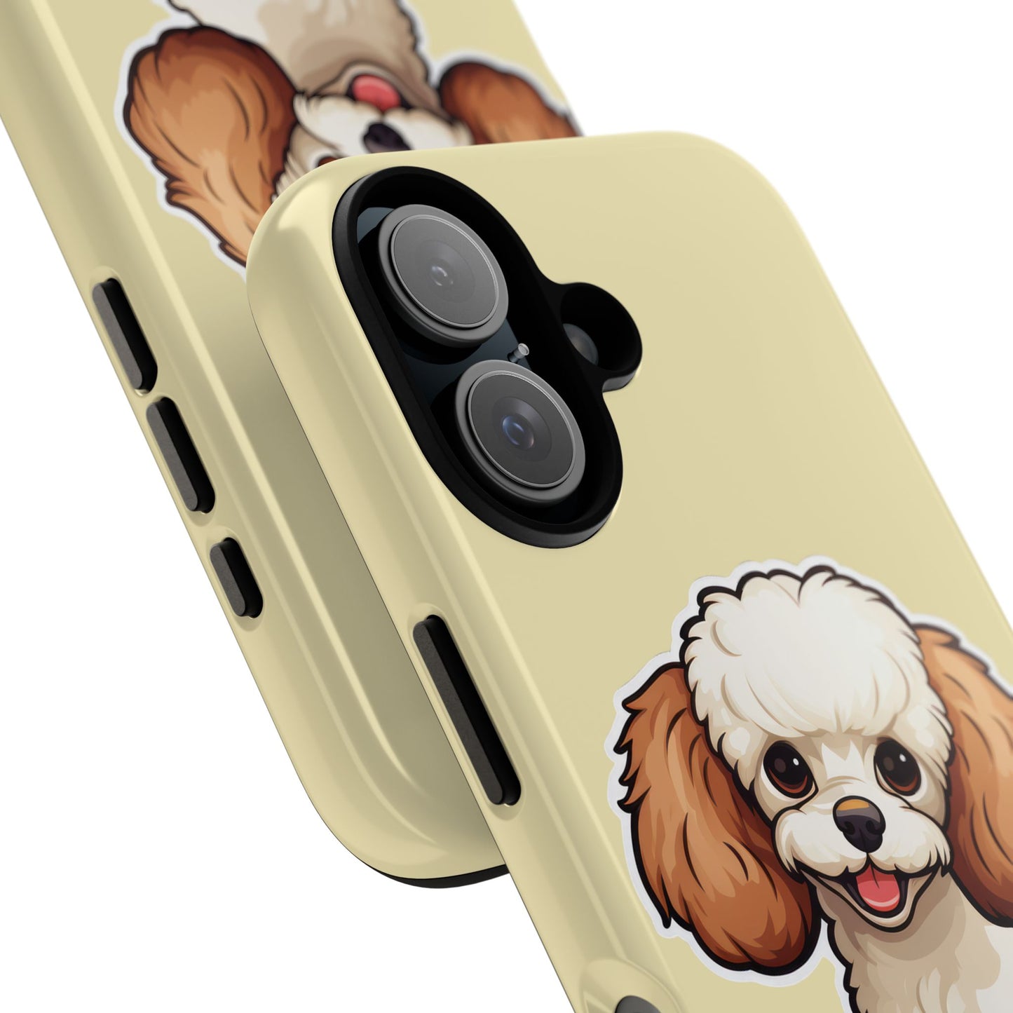 Cute Dog Phone Case, Pet Lover Gift, Custom Phone Cover, Cartoon Dog Case, Durable Phone Accessory