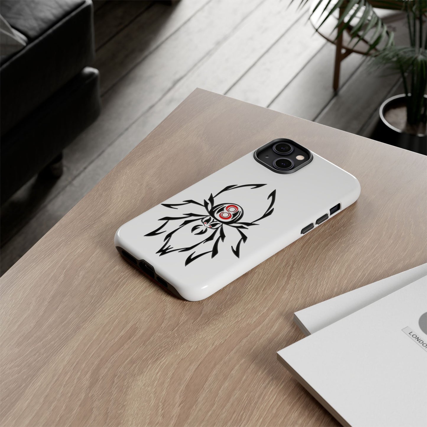 Spider Phone Case, Tough Cases, Stylish Accessory, Gift for Teens, Unique Design, Halloween Decor