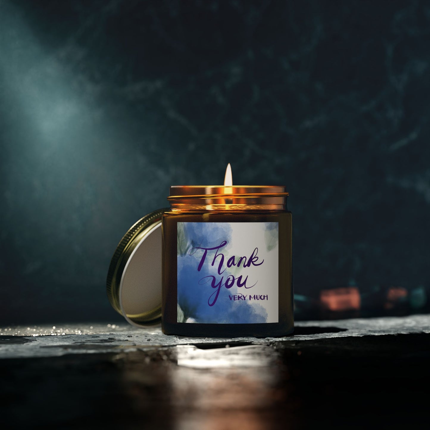 Thank You Scented Candles, Coconut Apricot Wax, Gifts for Her, Home Fragrance, Relaxation, Bridal Shower, Birthday