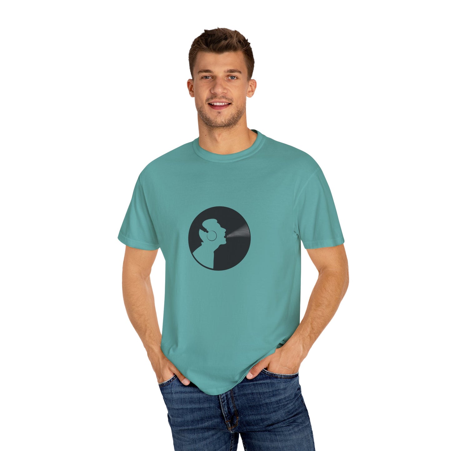 Vibrant Unisex Garment-Dyed T-shirt | Artistic Graphic Tee, Casual Wear, Gift for Him/Her, Summer Fashion, Colorful Apparel