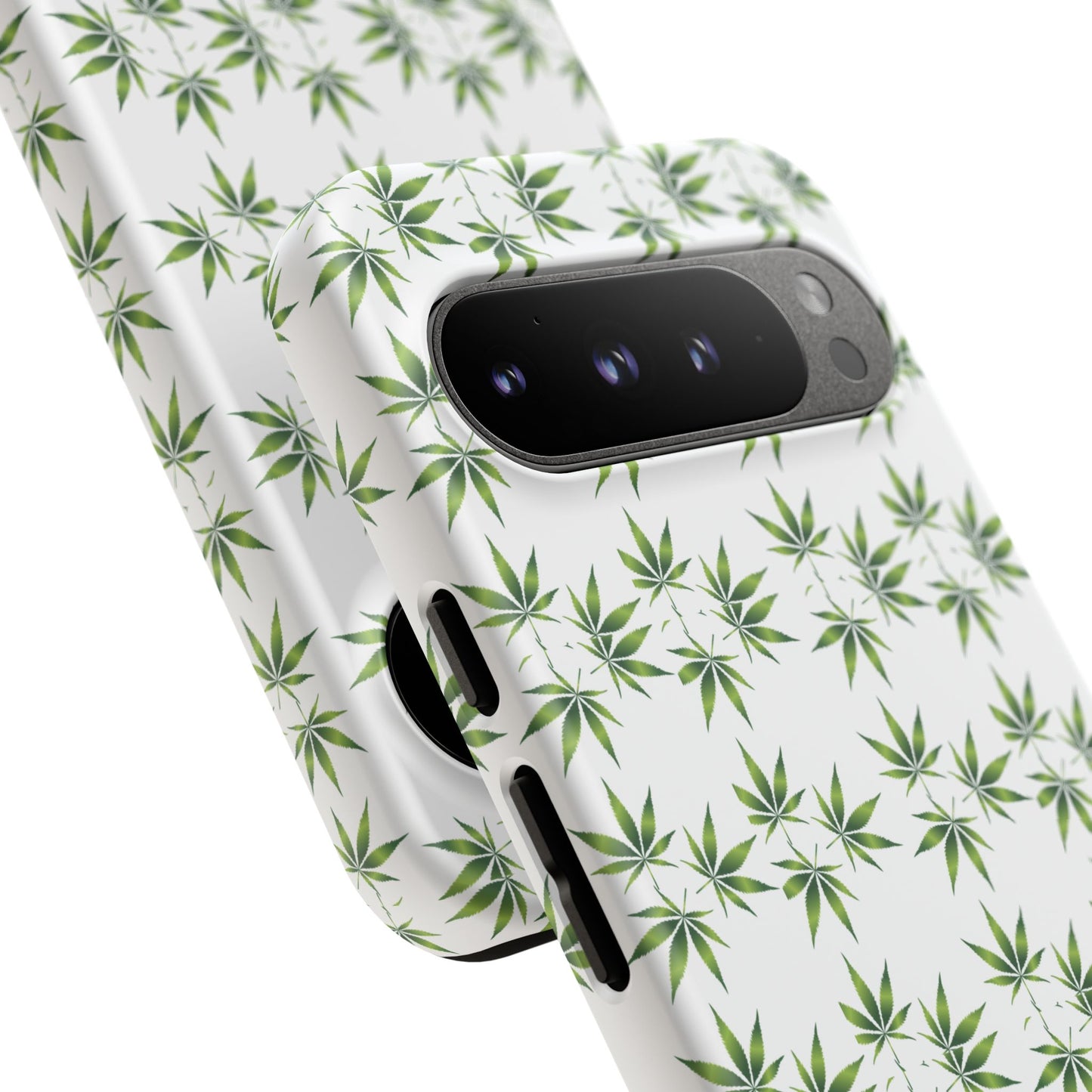 Stylish Phone Case with Cannabis Leaf Design, Durable Phone Cover, Gift for Stoner Friends, Unique Phone Accessory, Nature-Inspired Design