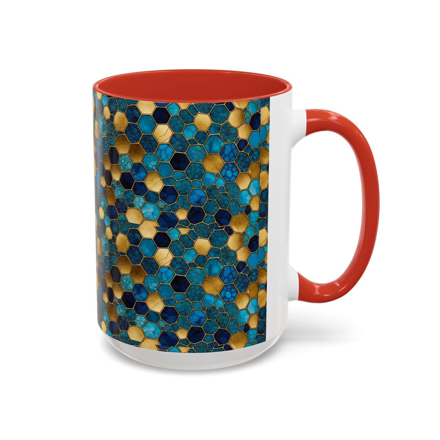 Textured Geometric Accent Coffee Mug, Unique Coffee Cup, Home Decor, Gift for Coffee Lovers, Modern Kitchenware
