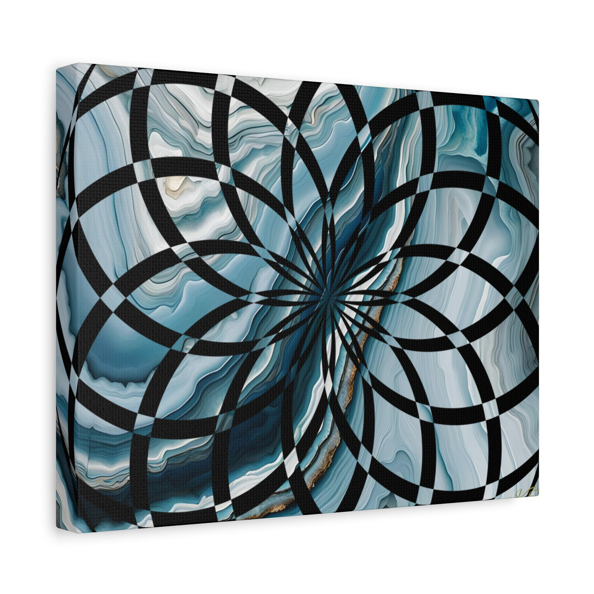 Abstract Geometric Art Canvas Print, Modern Wall