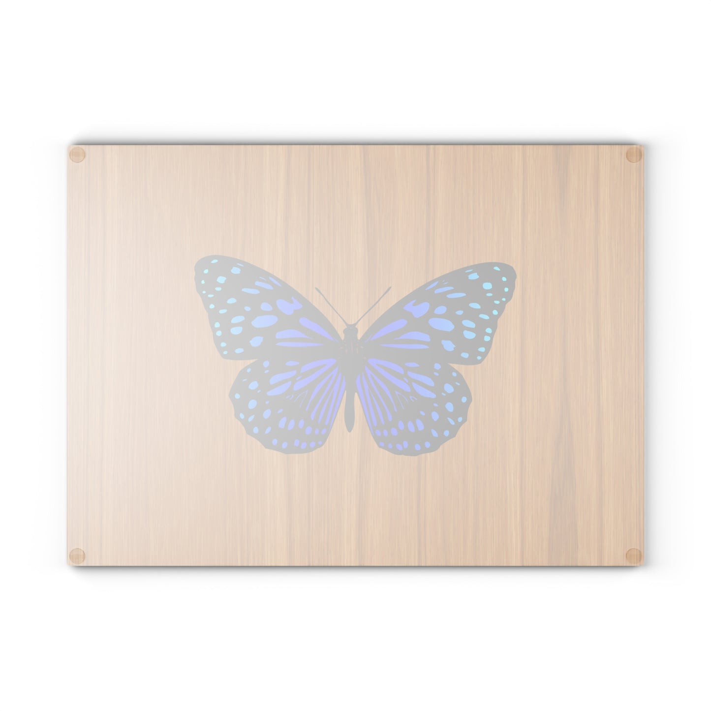 Butterfly Glass Cutting Board, Unique Kitchen Art, Gifts for Chefs, Wedding Registry, Butterfly Decor, Nature Lover Present