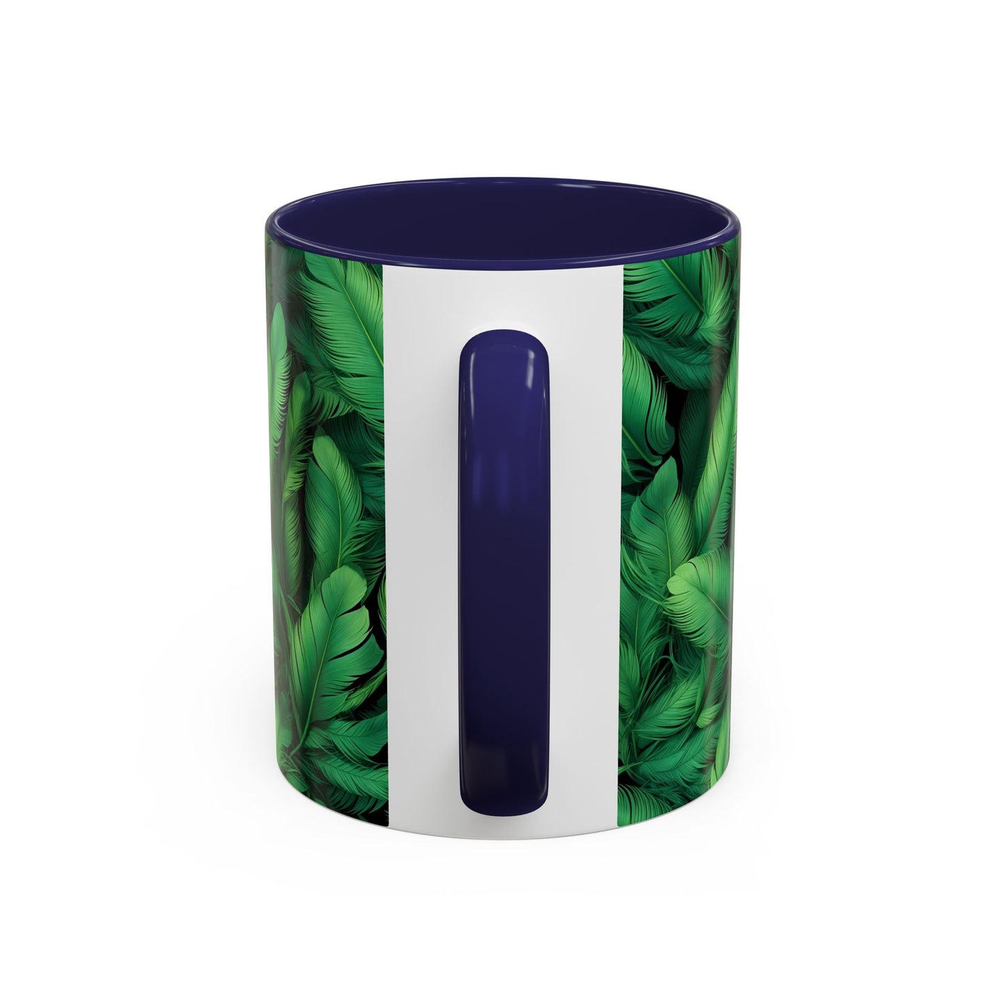 Tropical Leaf Coffee Mug - Green Botanical Drinkware, Ideal Gift for Nature Lovers, Home Decor, Tropical Theme, Eco-Friendly Beverage