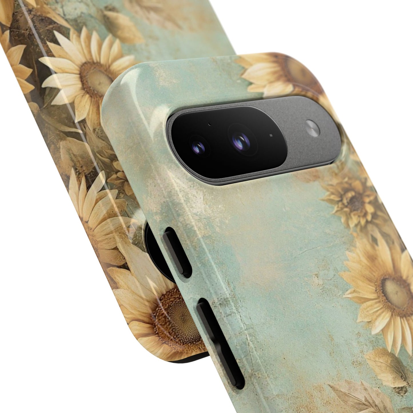 Sunflower Phone Case, Tough Shell Floral Cover, Nature Inspired Gift, Durable Protective Case, Perfect for Spring and Summer