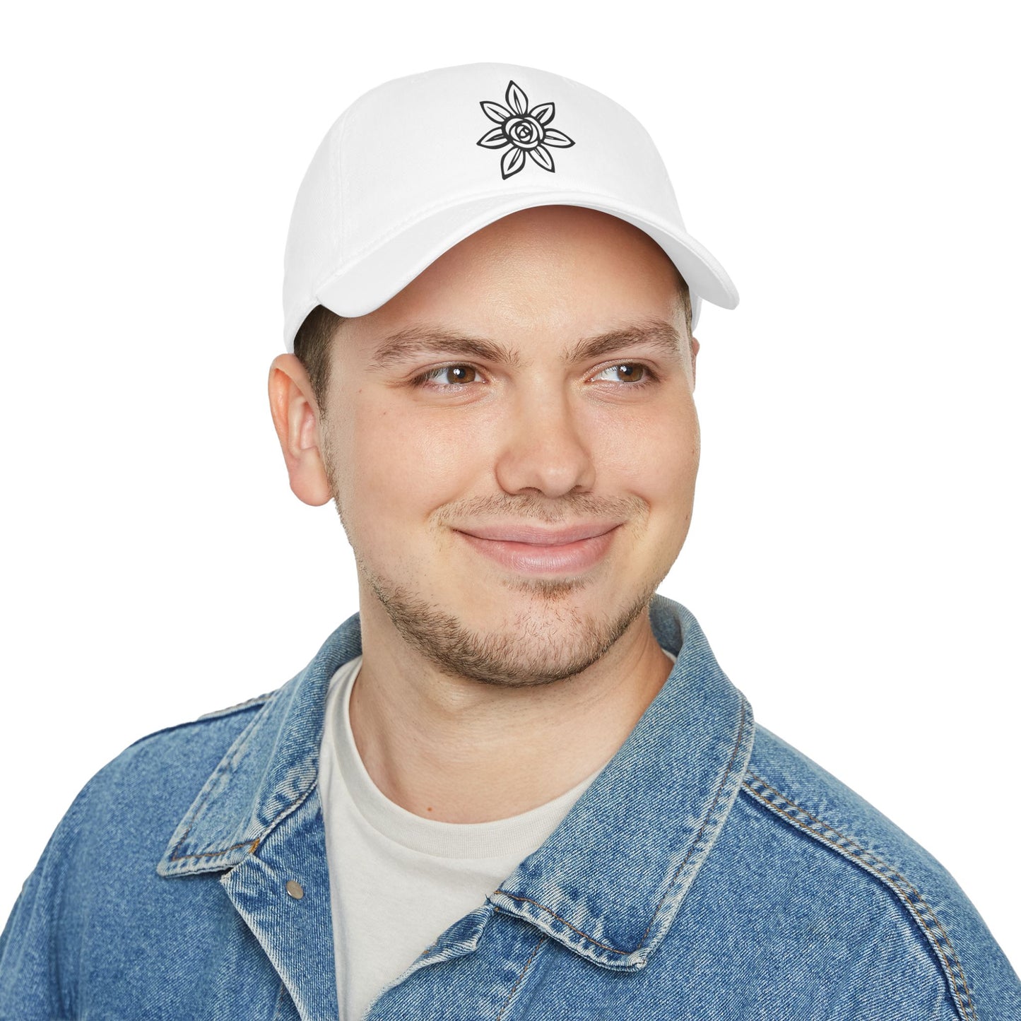 Stylish Floral Low Profile Baseball Cap, Casual Hat, Summer Accessory, Gift for Her, Trendy Headwear, Everyday Wear