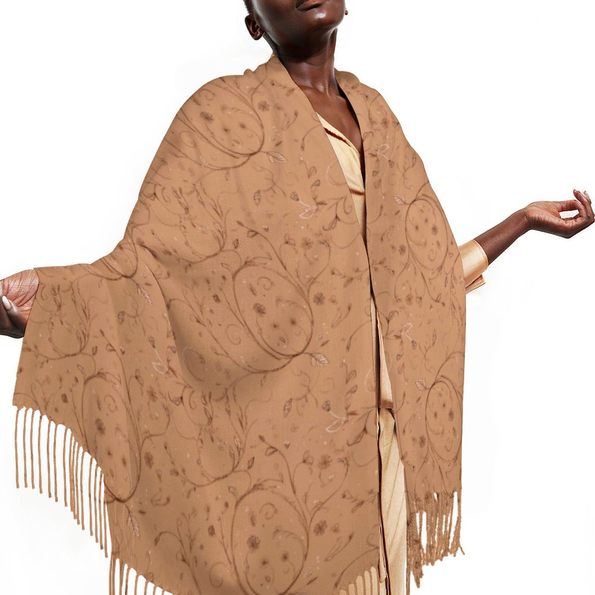 Cashmere-like Tassel Scarf