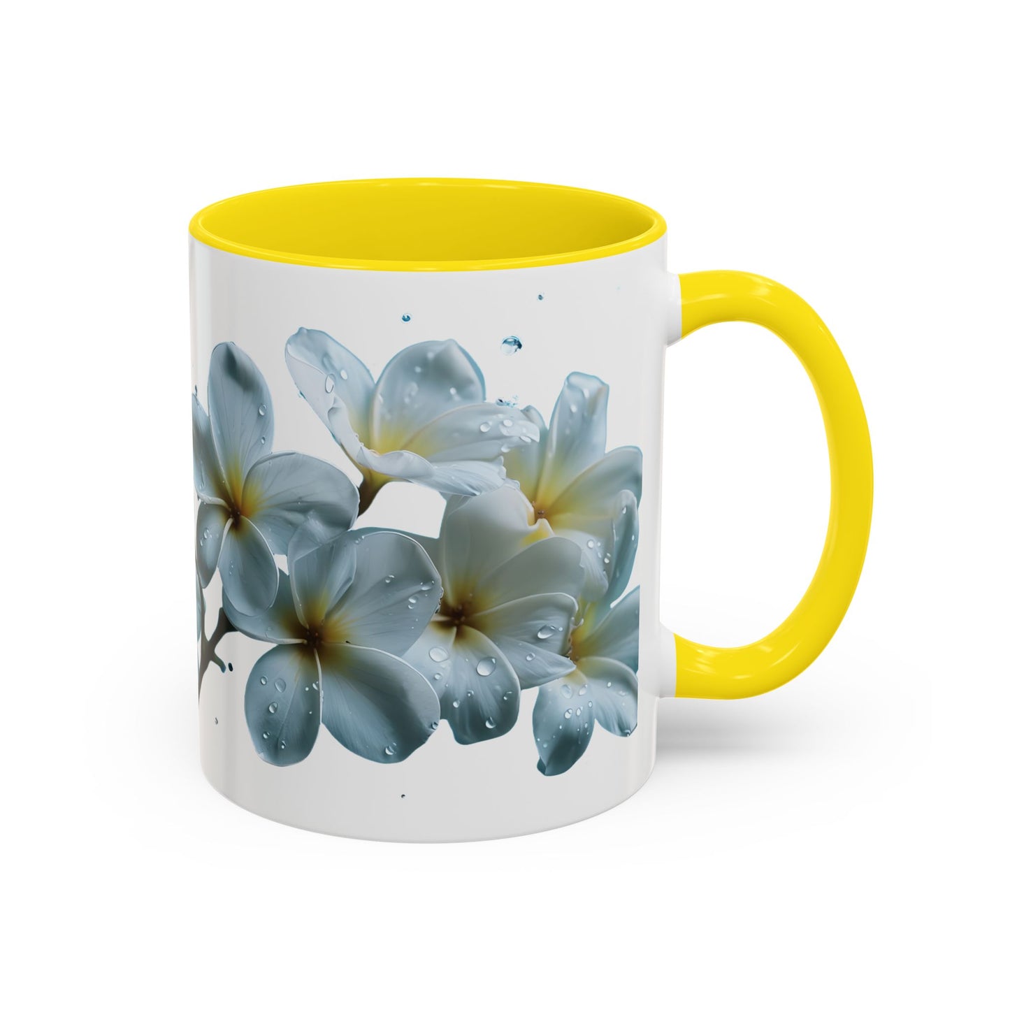 Floral Accent Coffee Mug