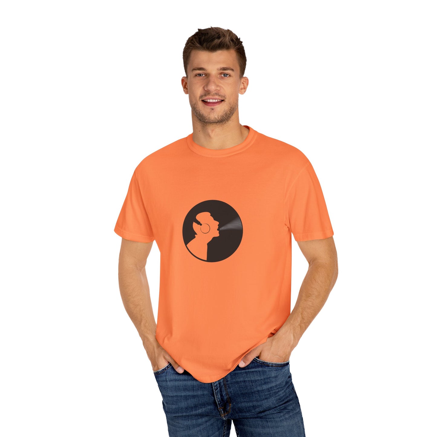 Vibrant Unisex Garment-Dyed T-shirt | Artistic Graphic Tee, Casual Wear, Gift for Him/Her, Summer Fashion, Colorful Apparel