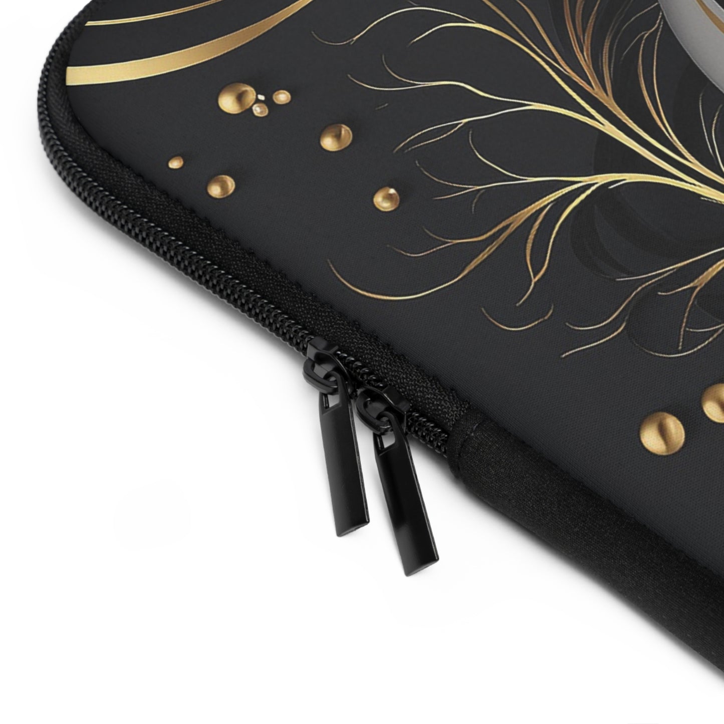 Elegant Personalized Laptop Sleeve, Art-Inspired Tech Case, Gift for Students, Professionals, Custom Monogram Sleeve, Stylish Gadget Cover